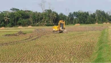 Photo of কচুয়ার মনপুরা উত্তর বিলে ভেকু দিয়ে মাটি কাটা বন্ধের দাবী এলাকাবাসীর